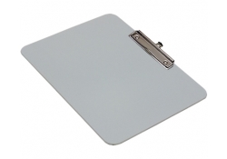 Détectable porte-bloc A4 paysage en acier inoxydable