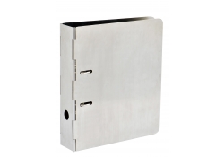 Détectable classeur à levier en acier inoxydable A4