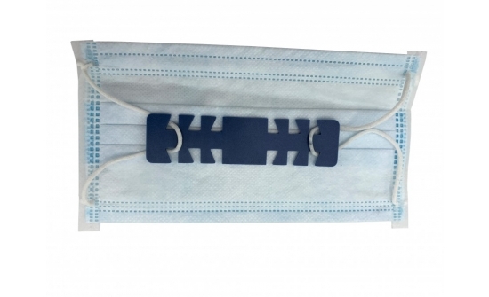 silicone ear saver in use mouthmask