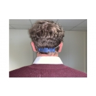 silicone ear saver in use