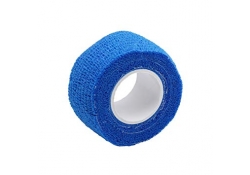 Détectable bande auto-adhérente élastique bleue