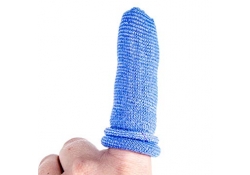 Doigtiers bleus détectable en textile - 50pcs.