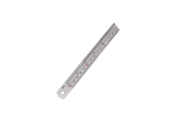 Détectable règle en acier inoxydable en mm et inch