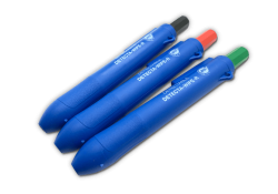 Détectable marqueur pour tableau blanc - rétractable - pointe ronde - 10/paquet